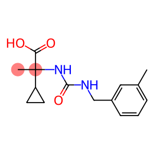 2-cyclopropyl-2-({[(3-methylbenzyl)amino]carbonyl}amino)propanoic acid