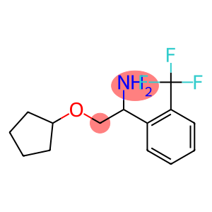 2-(cyclopentyloxy)-1-[2-(trifluoromethyl)phenyl]ethanamine