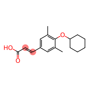 3-[4-(cyclohexyloxy)-3,5-dimethylphenyl]prop-2-enoic acid