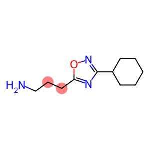 3-(3-cyclohexyl-1,2,4-oxadiazol-5-yl)propan-1-amine