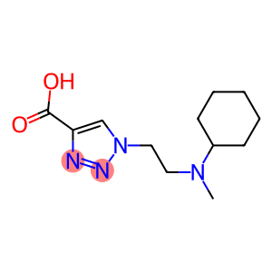 1-{2-[cyclohexyl(methyl)amino]ethyl}-1H-1,2,3-triazole-4-carboxylic acid