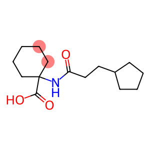 1-(3-cyclopentylpropanamido)cyclohexane-1-carboxylic acid