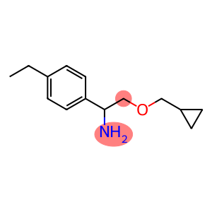 2-(cyclopropylmethoxy)-1-(4-ethylphenyl)ethan-1-amine