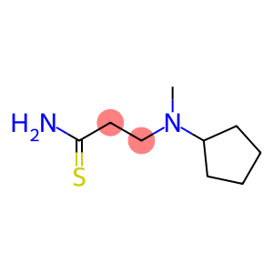 3-[cyclopentyl(methyl)amino]propanethioamide