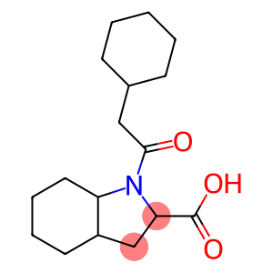 1-(2-cyclohexylacetyl)-octahydro-1H-indole-2-carboxylic acid