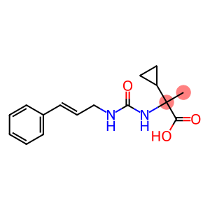 2-cyclopropyl-2-[({[(2E)-3-phenylprop-2-enyl]amino}carbonyl)amino]propanoic acid