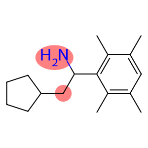 2-cyclopentyl-1-(2,3,5,6-tetramethylphenyl)ethan-1-amine