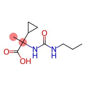 2-cyclopropyl-2-{[(propylamino)carbonyl]amino}propanoic acid