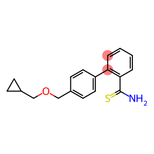 2-{4-[(cyclopropylmethoxy)methyl]phenyl}benzene-1-carbothioamide