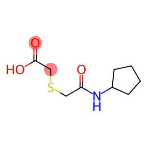 2-{[(cyclopentylcarbamoyl)methyl]sulfanyl}acetic acid