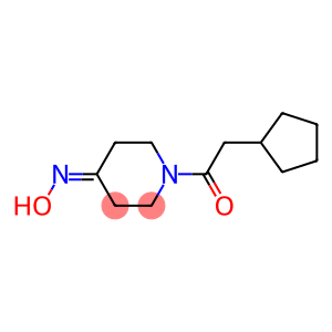 1-(cyclopentylacetyl)piperidin-4-one oxime