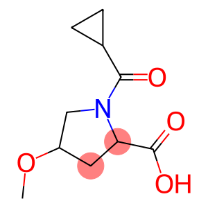 1-(cyclopropylcarbonyl)-4-methoxypyrrolidine-2-carboxylic acid