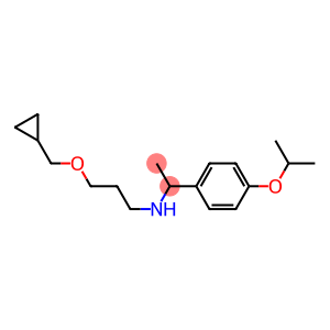 [3-(cyclopropylmethoxy)propyl]({1-[4-(propan-2-yloxy)phenyl]ethyl})amine