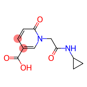 1-[(cyclopropylcarbamoyl)methyl]-6-oxo-1,6-dihydropyridine-3-carboxylic acid