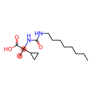 2-cyclopropyl-2-[(octylcarbamoyl)amino]propanoic acid