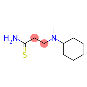 3-[cyclohexyl(methyl)amino]propanethioamide