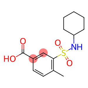 3-(cyclohexylsulfamoyl)-4-methylbenzoic acid