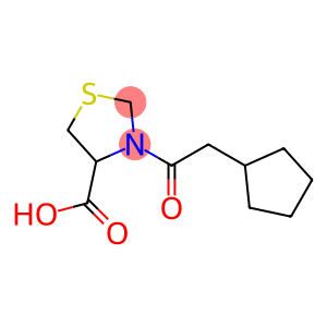 3-(cyclopentylacetyl)-1,3-thiazolidine-4-carboxylic acid