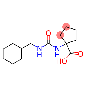 1-({[(cyclohexylmethyl)amino]carbonyl}amino)cyclopentanecarboxylic acid