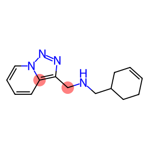 (cyclohex-3-en-1-ylmethyl)({[1,2,4]triazolo[3,4-a]pyridin-3-ylmethyl})amine