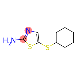 5-(cyclohexylsulfanyl)-1,3-thiazol-2-amine