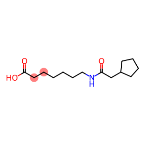 7-[(cyclopentylacetyl)amino]heptanoic acid