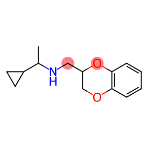 (1-cyclopropylethyl)(2,3-dihydro-1,4-benzodioxin-2-ylmethyl)amine