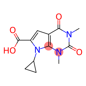 7-cyclopropyl-1,3-dimethyl-2,4-dioxo-1H,2H,3H,4H,7H-pyrrolo[2,3-d]pyrimidine-6-carboxylic acid