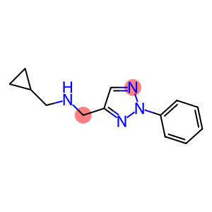 (cyclopropylmethyl)[(2-phenyl-2H-1,2,3-triazol-4-yl)methyl]amine