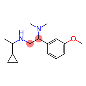 (1-cyclopropylethyl)[2-(dimethylamino)-2-(3-methoxyphenyl)ethyl]amine