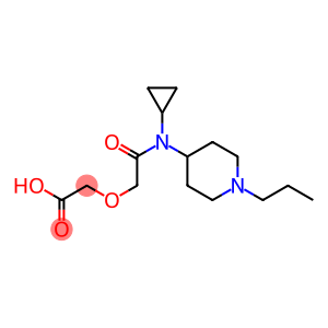 2-[2-(CYCLOPROPYL(1-PROPYLPIPERIDIN-4-YL)AMINO)-2-OXOETHOXY]ACETIC ACID