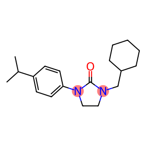 1-(CYCLOHEXYLMETHYL)-3-(4-ISOPROPYLPHENYL)IMIDAZOLIDIN-2-ONE