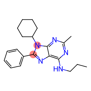 9-CYCLOHEXYL-2-METHYL-8-PHENYL-N-PROPYL-9H-PURIN-6-AMINE