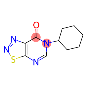 6-CYCLOHEXYL[1,2,3]THIADIAZOLO[5,4-D]PYRIMIDIN-7(6H)-ONE