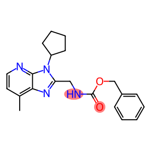 (3-CYCLOPENTYL-7-METHYL-3H-IMIDAZO[4,5-B]PYRIDIN-2-YLMETHYL)-CARBAMIC ACID BENZYL ESTER