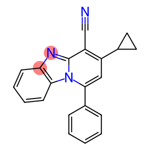 3-CYCLOPROPYL-1-PHENYLPYRIDO[1,2-A]BENZIMIDAZOLE-4-CARBONITRILE