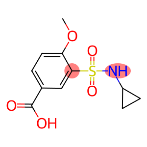 3-[(CYCLOPROPYLAMINO)SULFONYL]-4-METHOXYBENZOIC ACID