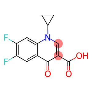 1-Cyclopropyl-1,4-Dihydro-6,7-Difluoro-4-Oxoquinoline-3-Carboxylic Acid