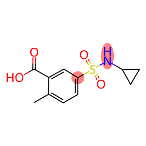 5-[(CYCLOPROPYLAMINO)SULFONYL]-2-METHYLBENZOIC ACID