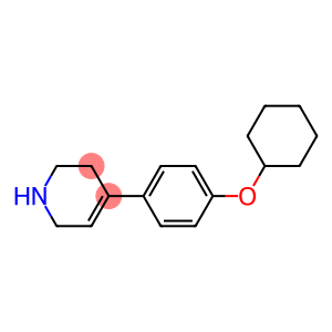 4-[4-(cyclohexyloxy)phenyl]-1,2,3,6-tetrahydropyridine