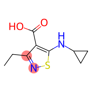 5-(cyclopropylamino)-3-ethylisothiazole-4-carboxylic acid