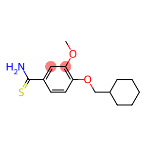 4-(cyclohexylmethoxy)-3-methoxybenzene-1-carbothioamide