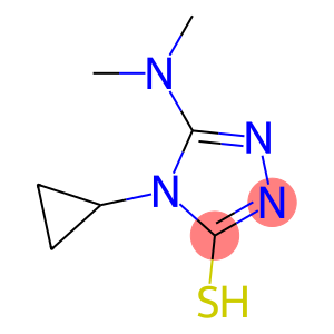 4-cyclopropyl-5-(dimethylamino)-4H-1,2,4-triazole-3-thiol