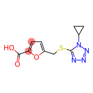 5-{[(1-cyclopropyl-1H-tetrazol-5-yl)thio]methyl}-2-furoic acid