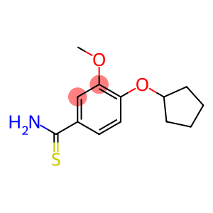 4-(cyclopentyloxy)-3-methoxybenzenecarbothioamide