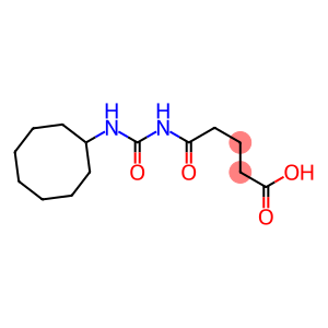 5-[(cyclooctylcarbamoyl)amino]-5-oxopentanoic acid