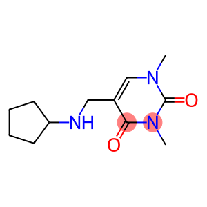 5-[(cyclopentylamino)methyl]-1,3-dimethyl-1,2,3,4-tetrahydropyrimidine-2,4-dione