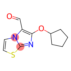 6-(cyclopentyloxy)imidazo[2,1-b][1,3]thiazole-5-carbaldehyde