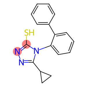 5-cyclopropyl-4-(2-phenylphenyl)-4H-1,2,4-triazole-3-thiol