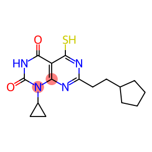 7-(2-cyclopentylethyl)-1-cyclopropyl-5-mercaptopyrimido[4,5-d]pyrimidine-2,4(1H,3H)-dione